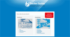 Desktop Screenshot of becker-jostes.de
